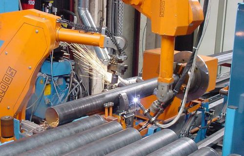 Linea di produzione per tubi - Fire Protection Solutions Group - automatica / robotizzata