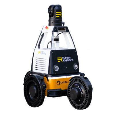 Robot di ispezione di sottostazione elettrica - Capra Robotics ApS - su ruota