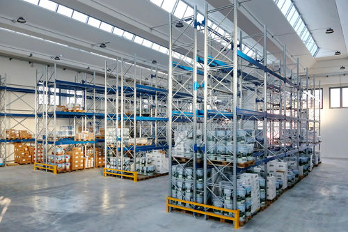 Scaffalatura per pallet - CB90N - CBS srl - per magazzino di stoccaggio / con ripiani / dinamica