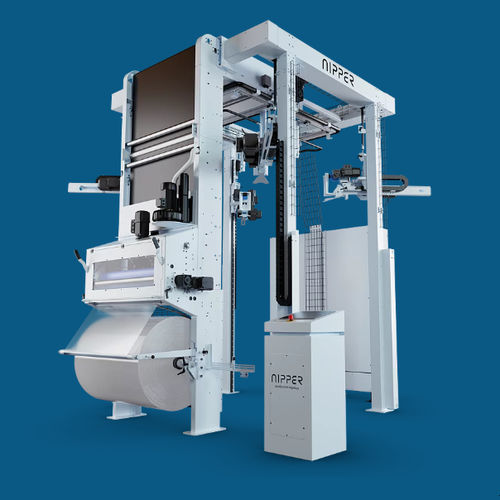 Incappucciatrice in linea - SHARPHOOD - Nipper - per pellicola estensibile / per film / per pallet