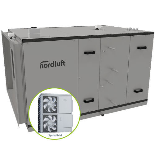 Generatore di aria calda stazionario - Eco-WP - nordluft Wärme- und Lüftungstechnik GmbH & Co. KG - elettrico