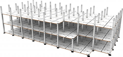 Scaffalatura per magazzino di stoccaggio - The Shelf - Noyes Technologies GmbH - con ripiani / dinamica / modulare