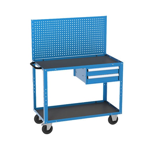 Carrello postazione di lavoro - 8009 - HI-PAS PLASTIK ESYA TIC. VE SAN. LTD. STI - in metallo / a ripiani / a cassetti