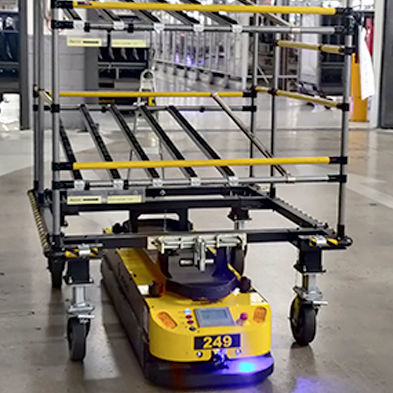 AGV per movimentazione - DIVISION INDUSTRIAL ARTISTERIL S.A. - per magazzino / elettrico / omnidirezionale