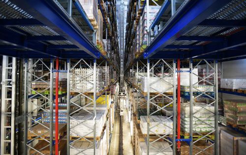 Trasloelevatore automatico - System Logistics S.p.A. - per sistema di contenitori / per magazzino / per pallet