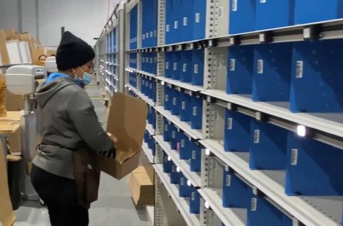 Macchina per preparazione ordine pick-to-light - Pcdata Logistics Automation - putwall / semiautomatica