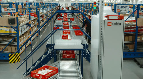 Macchina per preparazione ordine pick-to-light - Pcdata Logistics Automation - per il settore intralogistico / automatica
