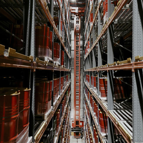 Magazzino automatico verticale - Push-back Staker Crane - HUBMASTER® Warehouse Automation Systems - di pallets / per magazzino / compatto