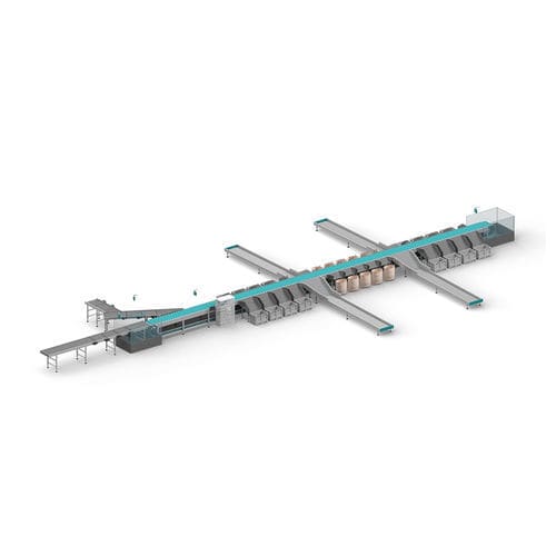Smistatore a nastro trasversale - EAE E-Cross / Slim Line - EAE Solutions B.V. - per il settore intralogistico / per la grande distribuzione organizzata / ottico