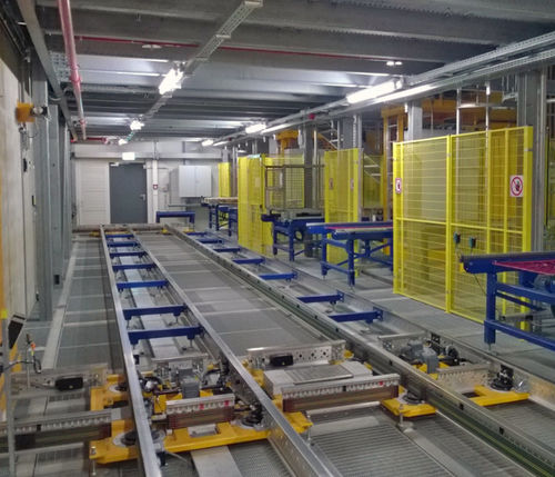 Canalina per trasporto - PENTANOVA CS GmbH - in acciaio / a rotelle