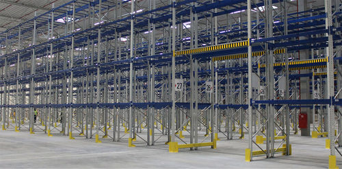Scaffalatura per magazzino di stoccaggio - MGL sp. zo.o. - per movimentazione / con ripiani / dinamica
