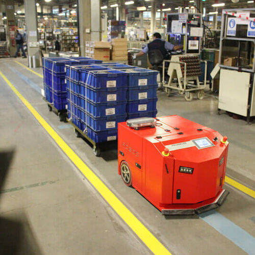 Robot mobile autonomo (AMR) di carico - ACTIW Oy - commissionatore / per cantiere di costruzione / a guida laser