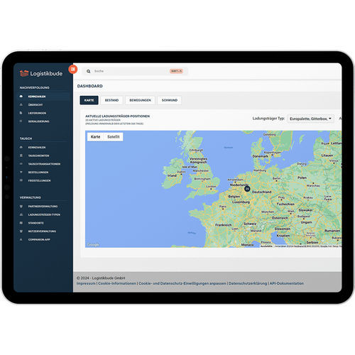 Software di gestione di asset - Logistikbude GmbH - di ERP / per infrastrutture / per applicazioni IIoT
