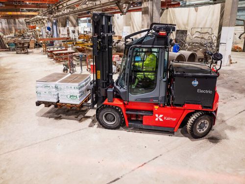 Carrello elevatore elettrico - ECG50–90 - Kalmar Germany GmbH - con conducente seduto / industriale / per movimentazione
