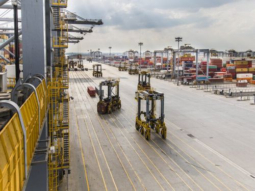Carro cavaliere per container - Kalmar Germany GmbH - elettrico