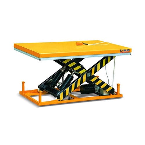 Tavola elevatrice a forbice singola - HTC 2008 - KRAUS Betriebsausstattung und Fördertechnik GmbH - elettroidraulica / stazionaria
