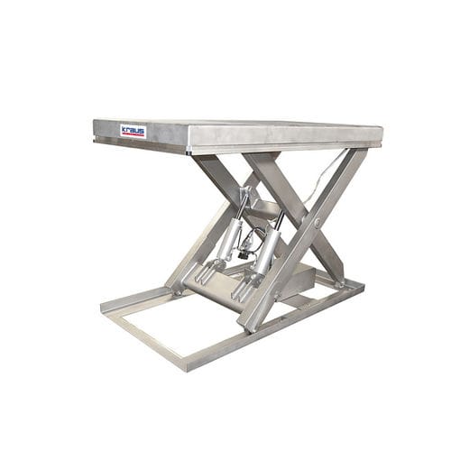 Tavola elevatrice a forbice singola - TL 1000SS stainless steel - KRAUS Betriebsausstattung und Fördertechnik GmbH - elettroidraulica / stazionaria