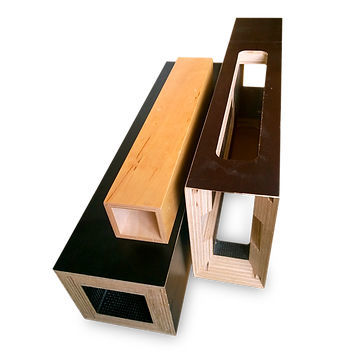 Profilo leggero - ligenium GmbH - in materiale composito / rettangolare / per telai