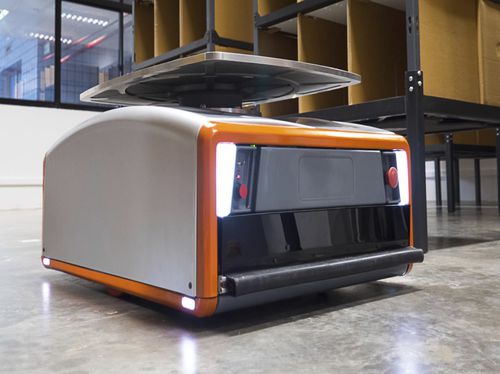 Robot mobile autonomo (AMR) da trasporto - LODAMASTER DEPO VE. YÜKLEME - di carico / bidirezionale / con piattaforma