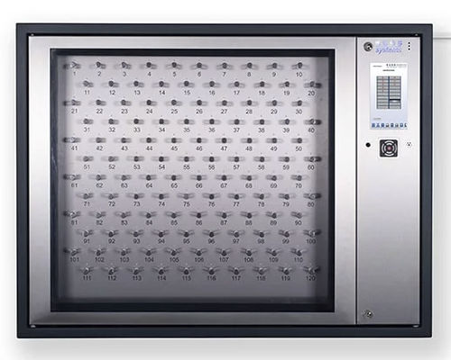 Armadio per chiave elettronica - ecos systems GmbH - di stoccaggio / con montaggio a parete / in acciaio inossidabile