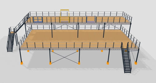 Soppalco industriale su misura - Profielnorm East Sp. z o.o. - da pavimento / per edificio / per applicazioni industriali