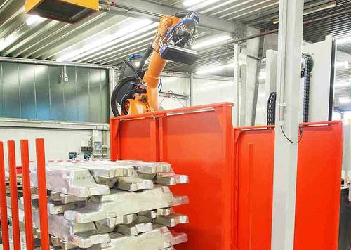 Depallettizzatore completamente automatico - SMB International GmbH - robotizzato / per pallet / per l'industria agroalimentare