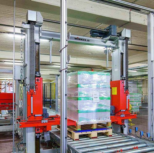 Accatastatore per pallet - SMB International GmbH - industriale / per applicazioni mediche / per l'industria alimentare e delle bevande