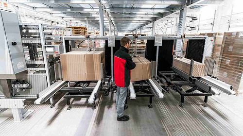 Macchina per preparazione ordine pick-to-light - SMB International GmbH - pick-by-voice / pick-by-scan