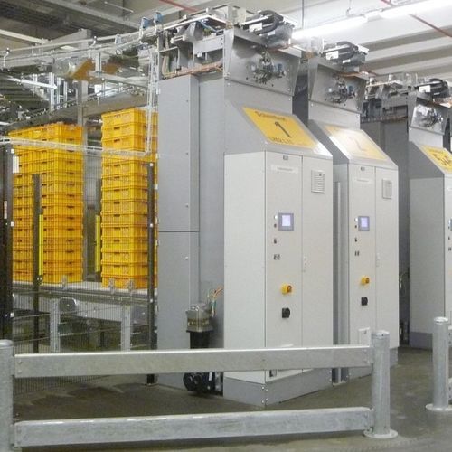 Pallettizzatore a strati - KST05  - Körber Supply Chain GmbH - a colonna / industriale / per cartoni