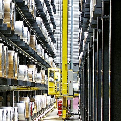 Trasloelevatore per sistema di contenitori - Körber Supply Chain GmbH - per magazzino / per pallet