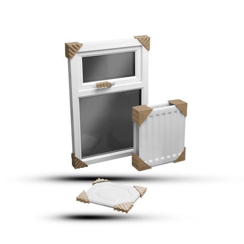 Protezione spigolo in cellulosa stampata - 20E - Pulp-Tec GmbH & Co KG - per mobile / 100% riciclabile / biodegradabile