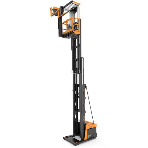 Carrello elevatore retrattile VNA - VUE116S - Zowell - elettrico / a guida a bordo / per movimentazione