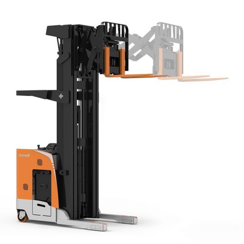 Carrello elevatore retrattile elettrico - RRE15 - Zowell - a guida a bordo / per movimentazione / per pallet