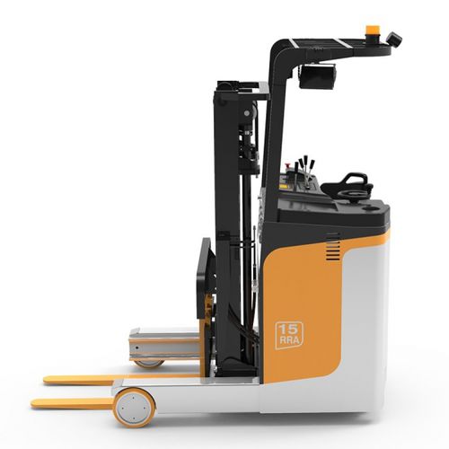 Carrello elevatore retrattile elettrico - FRA15 - Zowell - con conducente in piedi / per movimentazione / per magazzino