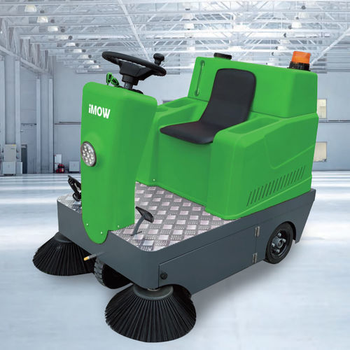 Spazzatrice uomo a bordo - ZL J1100 - iMOW - elettrica / da esterno / per polveri