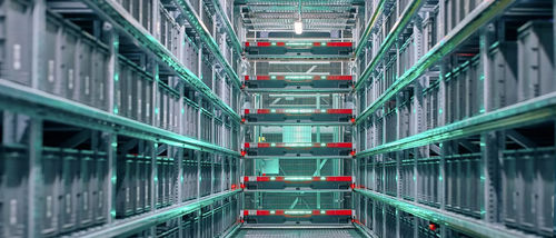Sistema di stoccaggio con navetta - StoreBiter® OLS - GEBHARDT Intralogistics Group