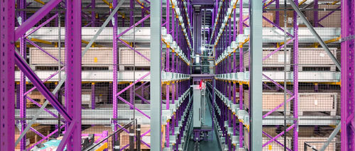 Sistema di stoccaggio con navetta compatto - StoreBiter® OPS - GEBHARDT Intralogistics Group