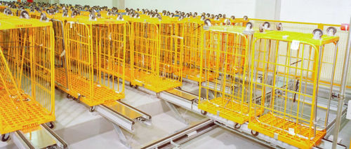 Carrello da trasporto - GEBHARDT Intralogistics Group - di stoccaggio / per movimentazione / porta-contenitori