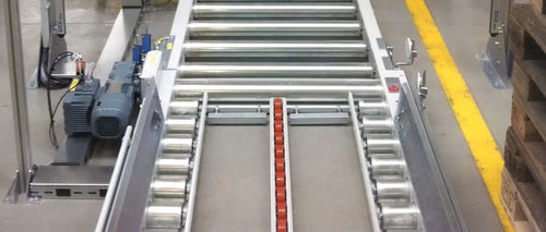 Trasportatore a rete metallica - TYP 513 series - GEBHARDT Intralogistics Group - a rulli / orizzontale / di carico