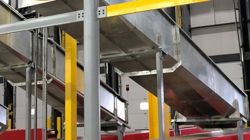 Discensore modello dritto - Talos Engineered Products Limited - per intralogistiche flessibili / industriale / per pacchetti