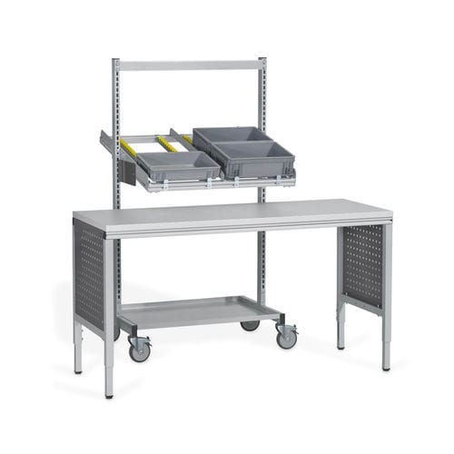 Carrello da trasporto - ERGO-line by Kern Studer GmbH - di stoccaggio / in acciaio / a ripiani