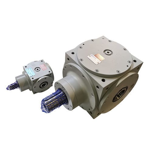 Riduttore a coppia conica - CARINI INDUSTRIA SRL - con coppia spiroconica / ad assi ortogonali / ad albero pieno