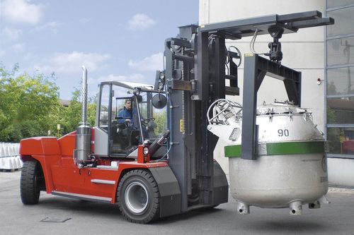 Gru a bandiera per carrello elevatore - S 3 - KR series - stabau Schulte-Henke GmbH - telescopica / di sollevamento