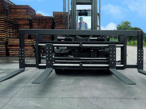 Bilanciatore di carico montato su carrello elevatore - S 14 - LGTSCH series - stabau Schulte-Henke GmbH - per lamiera metallica / per canalizzazioni / fisso