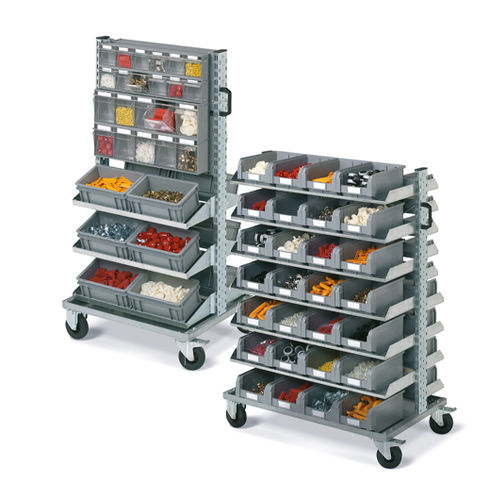 Carrello da trasporto - FXT series - IMILANI SRL SOCIETÀ BENEFIT - di stoccaggio / a ripiani / per recipienti