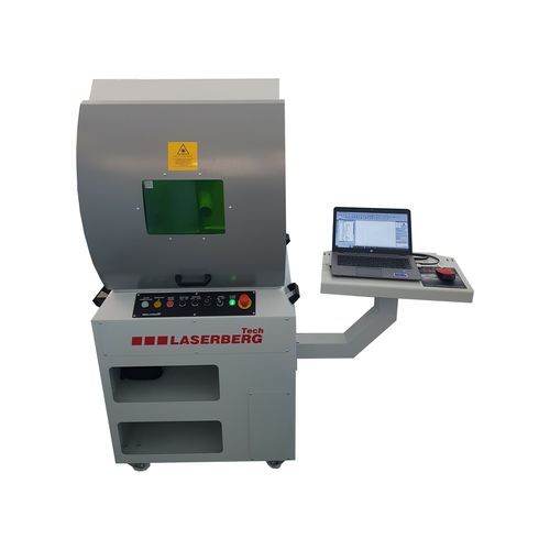 Macchina di marcatura laser UV - FIBERG PLUS UV - LASERBERG TECH SRL - compatta / automatica / di alta precisione