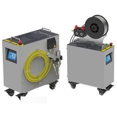 Macchina saldatrice laser a fibra - LASERBERG TECH SRL - manuale / con rotelle / per plastica