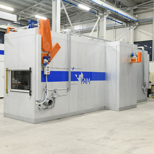 Forno automatico - FAP / FAM - D.B.M. TECNOLOGIE SRL - a nastro trasportatore / per essiccazione / per trattamento termico
