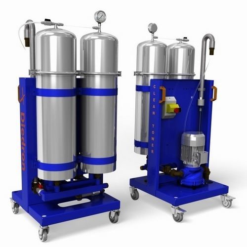 Unità di autofiltrazione centrifuga - EFFE 4 - DIEDRON SRL - per liquidi / in acciaio inossidabile / mobile