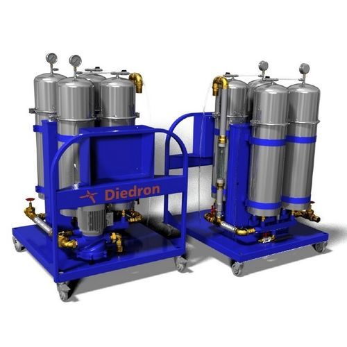 Unità di autofiltrazione centrifuga - EFFE 8 - DIEDRON SRL - per liquidi / in acciaio inossidabile / mobile